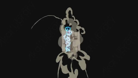 视频素材-卡通手绘动态能量爆炸元素动画Mix_08