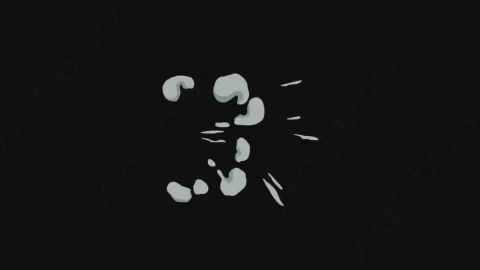 视频素材-卡通手绘动态烟雾元素SMOKE_08