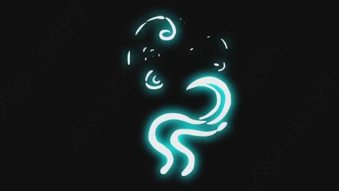 AE模板-卡通手绘动态Smoke_01烟雾元素
