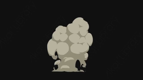 视频素材-卡通手绘烟雾元素smoke_08