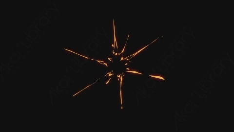 视频素材-卡通手绘火花元素sparks_08