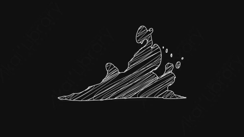 视频素材-卡通手绘涂鸦液体飞溅元素water_14_scribble