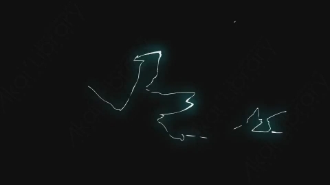 AE模板-手绘卡通闪电能量元素Electric_09