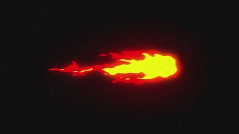 AE模板-手绘卡通火焰燃烧元素Fire_09