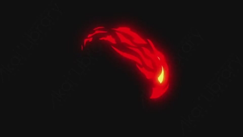 AE模板-卡通手绘动态火焰燃烧元素Flame_09_Flame