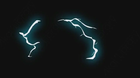 AE模板-卡通动态闪电元素Electric_10