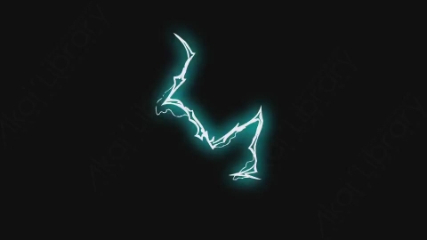 AE模板-手绘卡通闪电能量元素Electric_10
