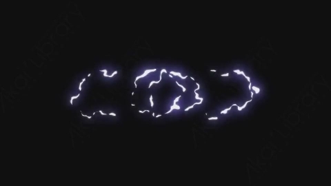 AE模板-卡通手绘闪电能量元素Electricity_10