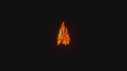 AE模板-手绘卡通火焰燃烧元素Fire_10