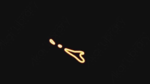 AE模板-手绘卡通发光涂鸦霓虹灯液体元素Liquid_11