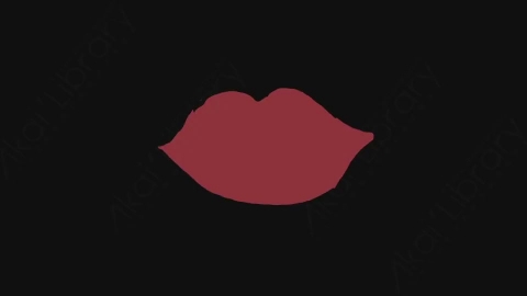AE模板-手绘卡通元素Lips_01嘴唇