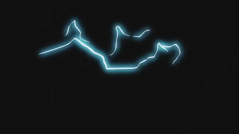 视频素材-卡通手绘动态闪电能量元素ELECTRICLE_14