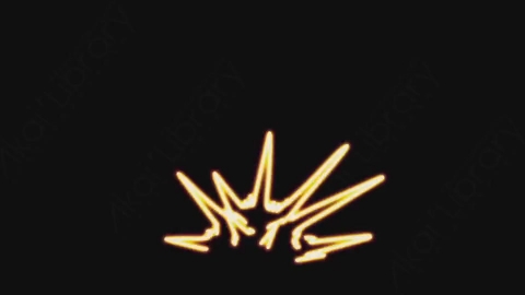 AE模板-手绘卡通发光涂鸦霓虹灯能量爆炸元素Explode_14