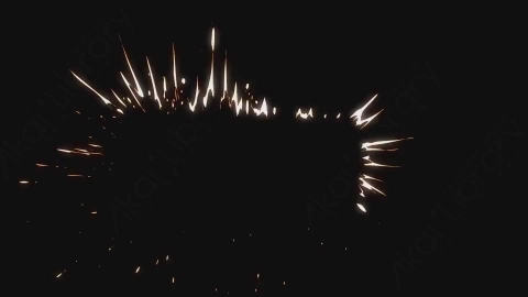 视频素材-卡通手绘火花元素sparks_14_v02