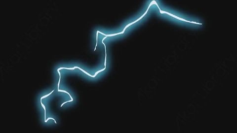 视频素材-卡通手绘动态闪电能量元素ELECTRICLE_15