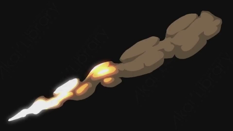 视频素材-卡通手绘火焰燃烧元素Fire_15