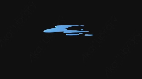 视频素材-卡通手绘动态液体飞溅元素WATER_15