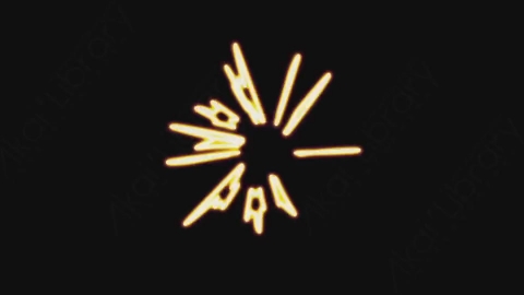 AE模板-手绘卡通发光涂鸦霓虹灯能量爆炸元素Explode_16