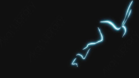 视频素材-卡通手绘动态闪电能量元素ELECTRICLE_17