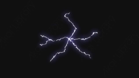 AE模板-卡通手绘闪电能量元素Electricity_18