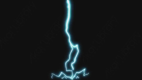 视频素材-卡通手绘动态闪电能量元素ELECTRICLE_19