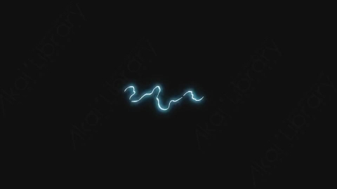 视频素材-卡通手绘动态闪电能量元素ELECTRICLE_20
