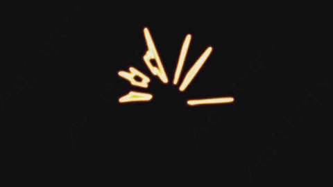 AE模板-手绘卡通发光涂鸦霓虹灯能量爆炸元素Explode_20
