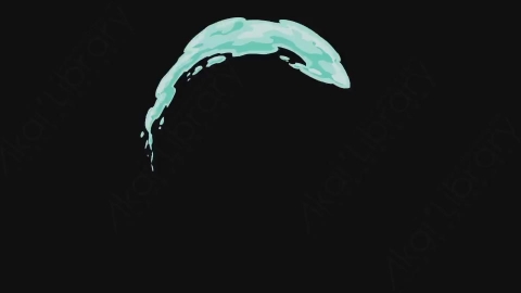 视频素材-卡通手绘液体飞溅元素water_21