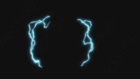 视频素材-卡通手绘动态闪电能量元素ELECTRICLE_22