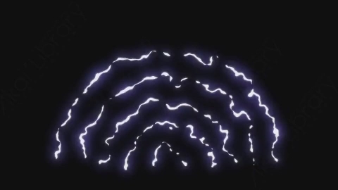 AE模板-卡通手绘闪电能量元素Electricity_22