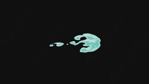 视频素材-卡通手绘液体飞溅元素water_23