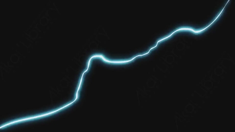 视频素材-卡通手绘动态闪电能量元素ELECTRICLE_24