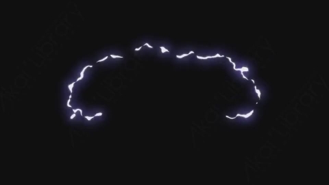 AE模板-卡通手绘闪电能量元素Electricity_24
