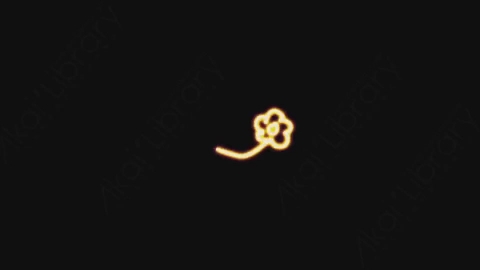 AE模板-手绘卡通发光涂鸦霓虹灯符号元素Symbol_24