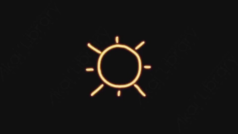 AE模板-手绘卡通发光涂鸦霓虹灯符号元素Symbol_27