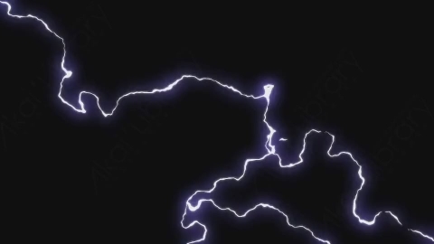 AE模板-卡通手绘闪电能量元素Electricity_29