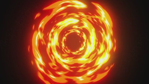 视频素材-卡通手绘火焰燃烧元素转场过渡fire_30_transition