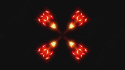 视频素材-卡通手绘火焰燃烧元素fire_35_new