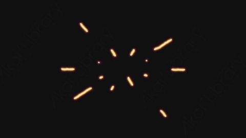 AE模板-手绘卡通发光涂鸦霓虹灯运动线条元素Explosion_Lines_Motion_03