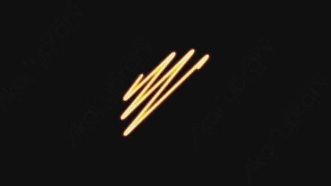 AE模板-手绘卡通发光涂鸦霓虹灯运动线条元素Square_Lines_Motion_08