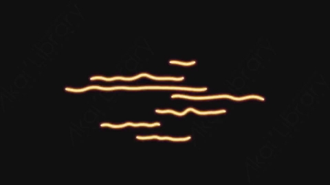 AE模板-手绘卡通发光涂鸦霓虹灯运动线条元素Straight_Lines_Motion_09