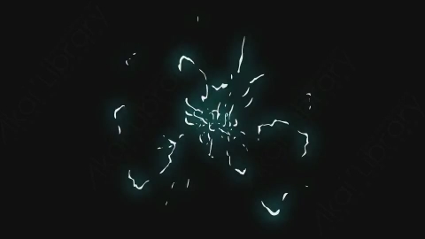 AE模板-手绘卡通能量元素03