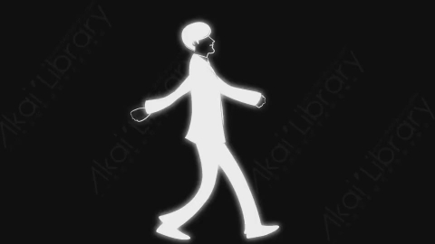 AE模板-卡通职业女性人物角色动作10_Character_Female_Side_STAND_PHONE_TEXT_loop