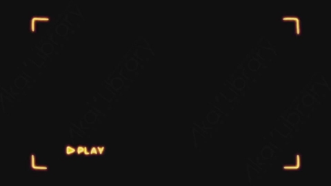 AE模板-手绘卡通发光涂鸦霓虹灯屏幕录制元素Play