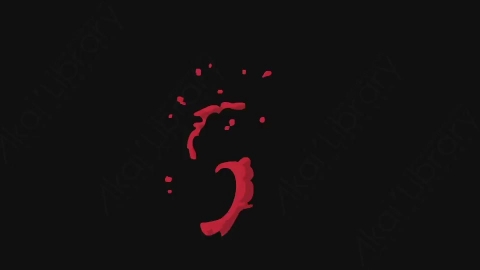 AE模板-卡通手绘液体飞溅元素Blood_Burst