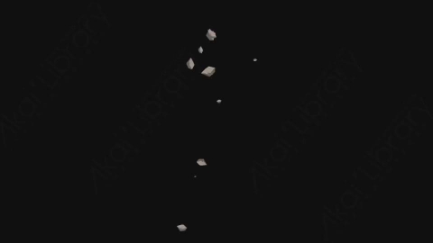 AE模板-卡通动态漫画石头碎片元素Elements_-_Debris_003_Projectile_Trail_Up_Loop_noCT_noRSZ