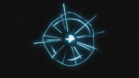 AE模板-卡通手绘能量爆炸元素Energy_Fields_01