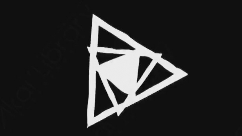 AE模板-卡通手绘多边形三角形动画元素Triangle_01