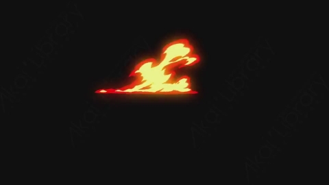 AE模板-卡通火焰燃烧元素Elements_-_Fire_002_Trail_Right_noCT_noRSZ