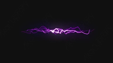 AE模板-卡通手绘动态闪电能量元素Lightnings_2